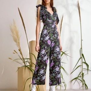 foxiedox Black Floral Jumpsuit